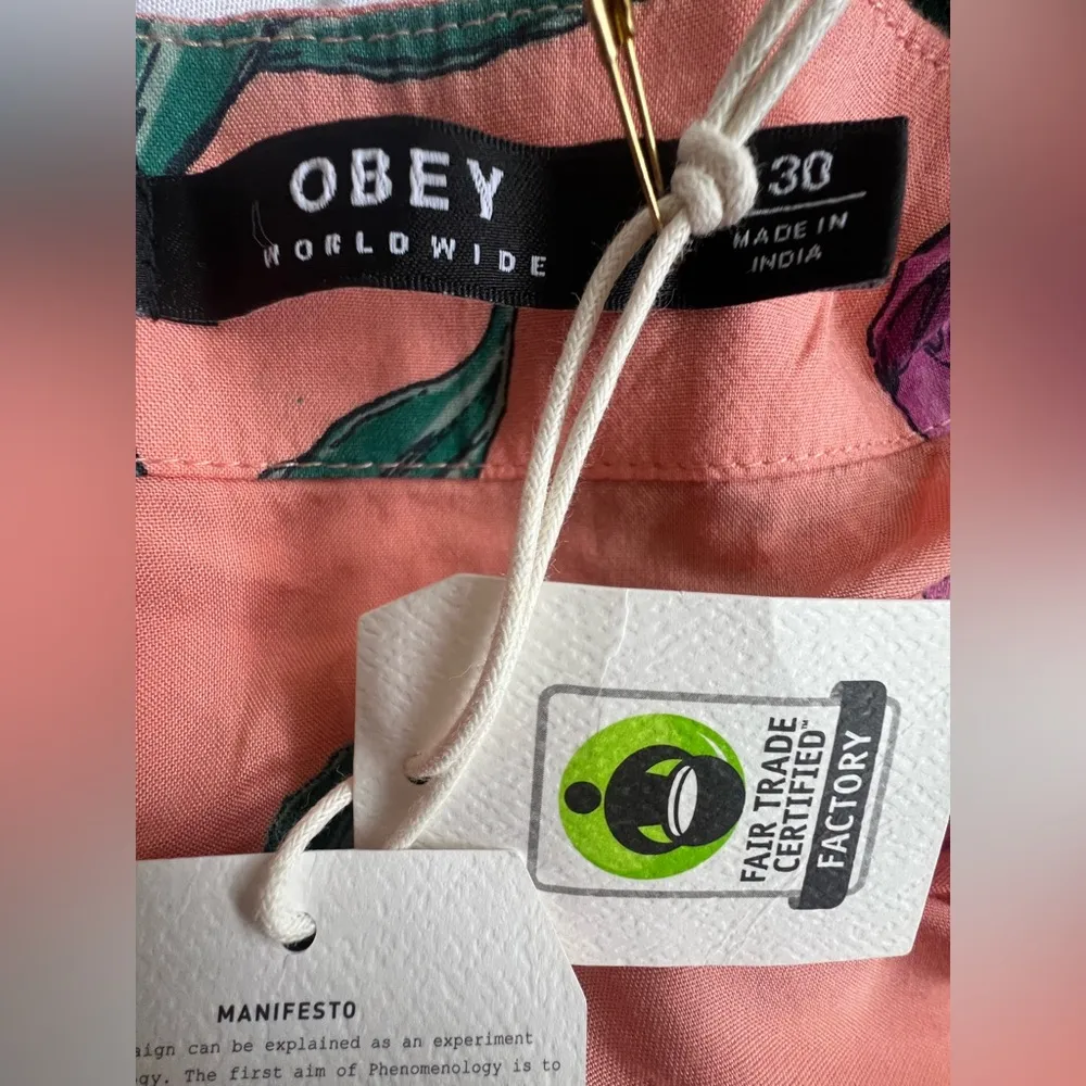 Obey  Worldwide Floral Romper - Image 5