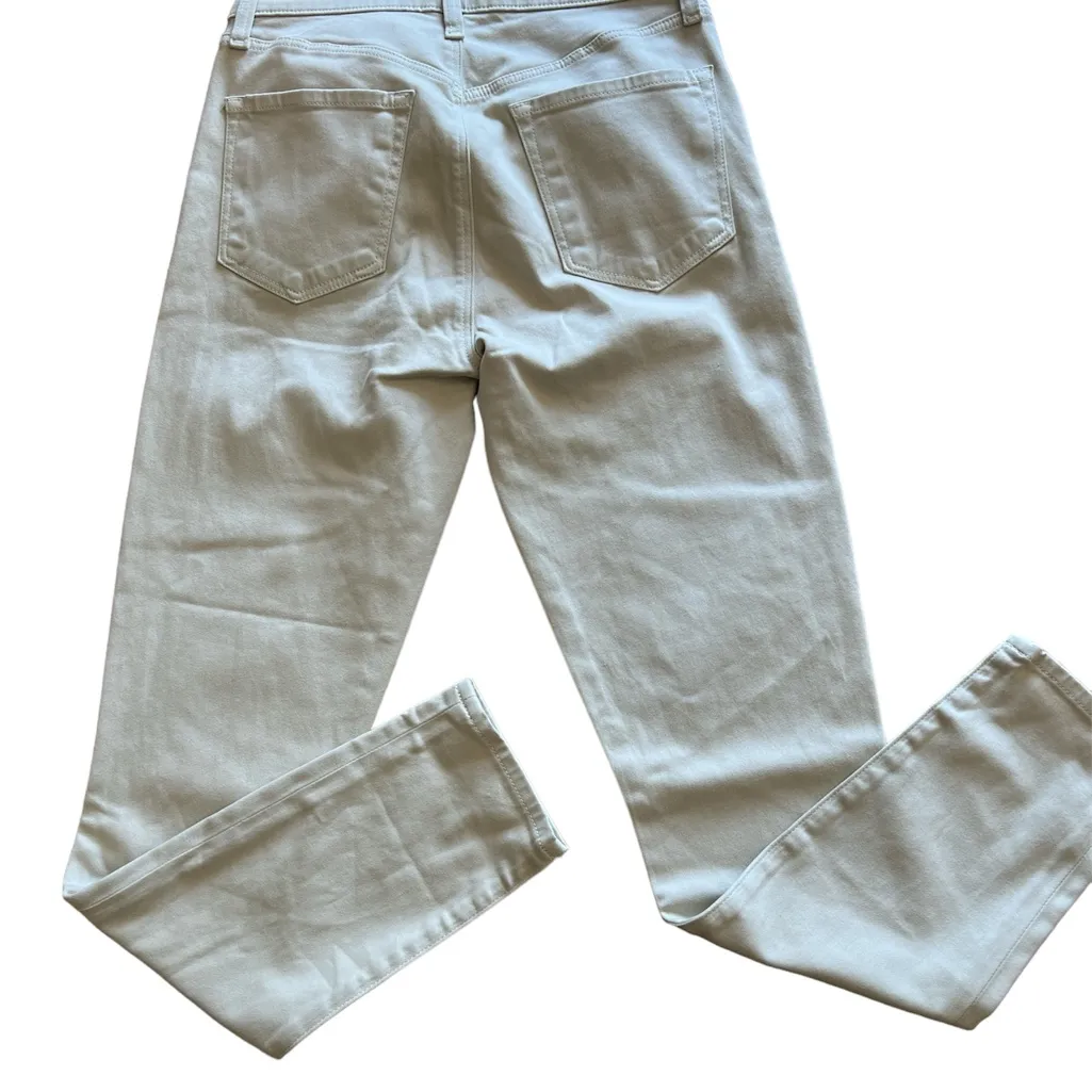 NWT‎ J Brand Alana High Rise Crop Skinny in cream size 26 - Image 7