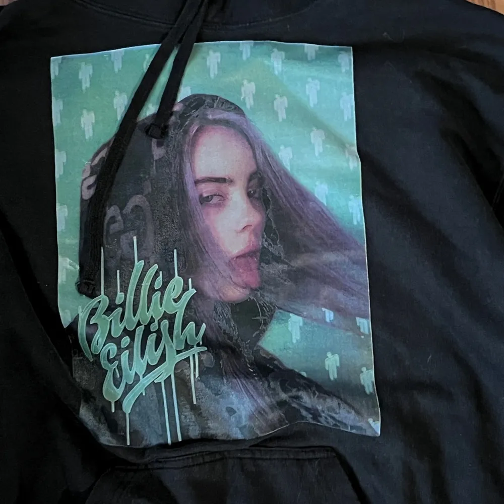 Billy Eilish Black Hoodie. 2XL Size XXL - Image 4