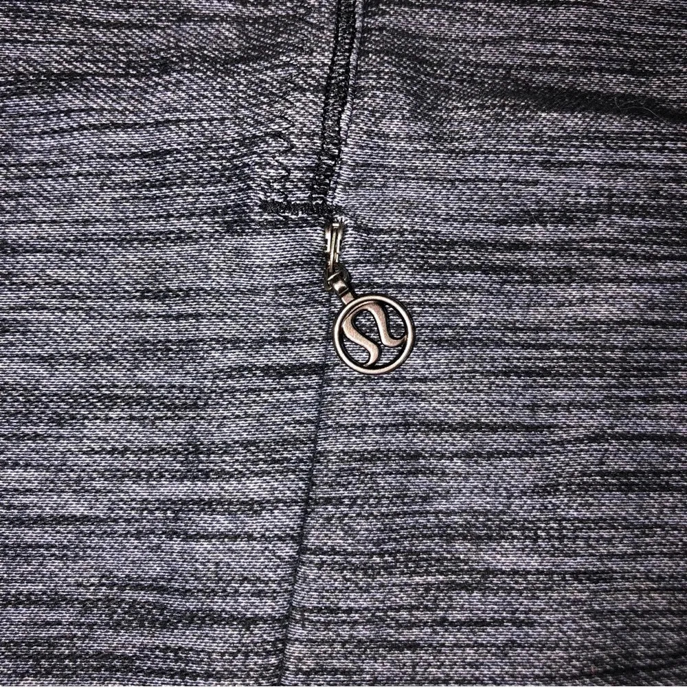 Lululemon Daily Yoga Jacket Size 4 Denim Polar Haze Black Style W4A54S Pockets - Image 2