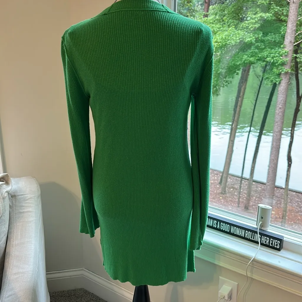 Free People Long Ribbed Duster Cardigan, Medium, EUC - Image 4