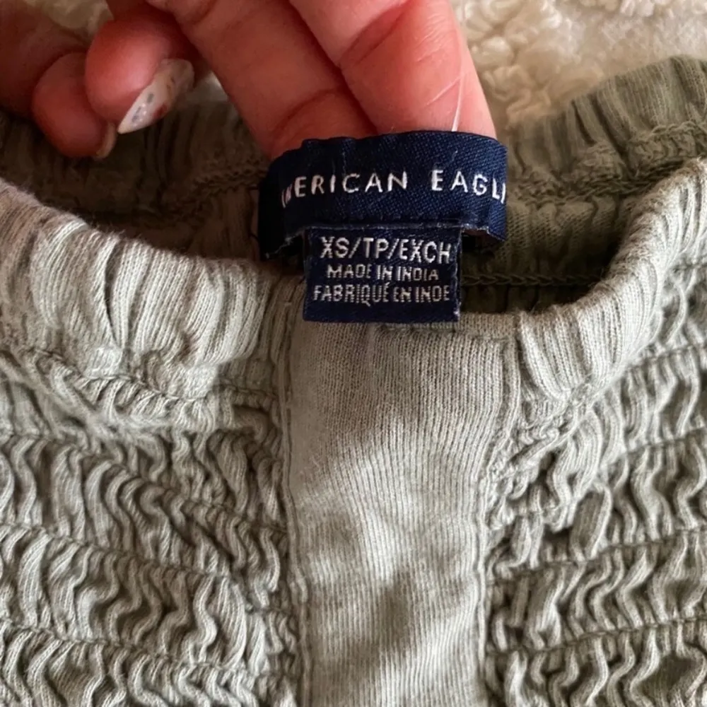 American Eagle Smocked Tube Top with Removable Straps size XS Y2K - Image 5