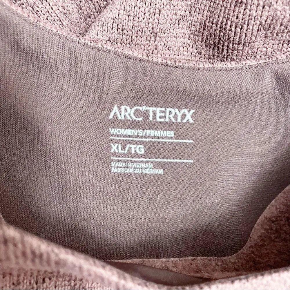 NWT Arc’teryx Covert Sweater Activewear Mauve Inertia Heather Womens Size XL NEW Purple - Image 10