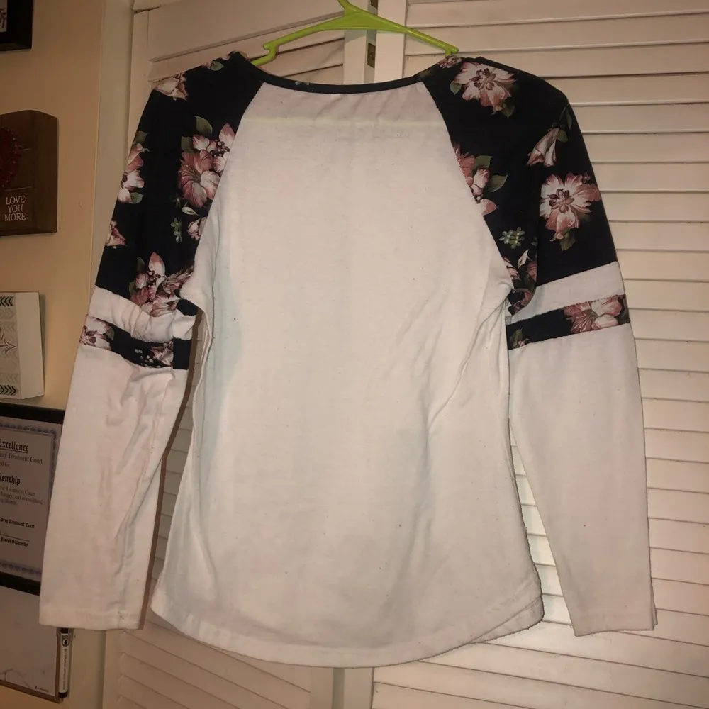 Floral print shirt White - Image 2