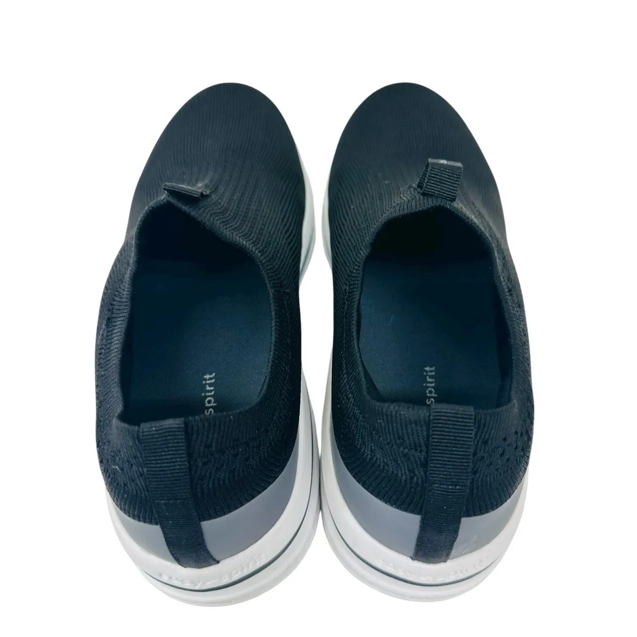 Easy Spirit Women's Sneaker Size 9M Black Slip On Breathable Lightweight Design - Image 5