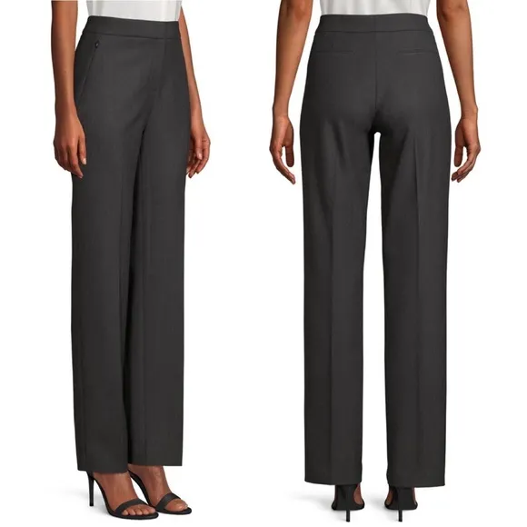 Elie Tahari Leena Dotted Plain Weave Suit Trousers - Image 2