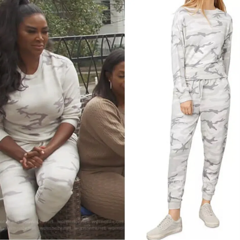 Rails White Camo Sweatpants - Image 2