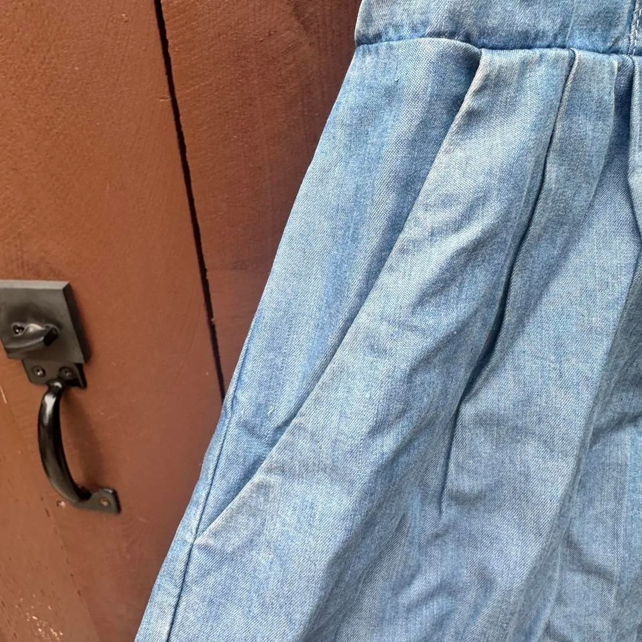 Lovers + Friends Chambray Romper - Image 4