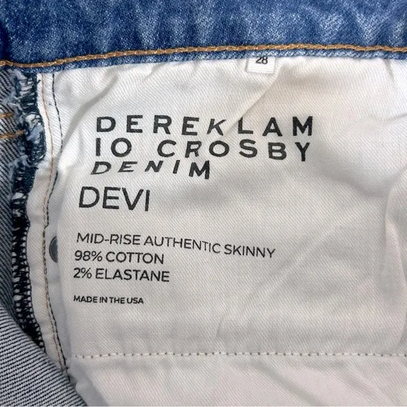 Derek Lam 10 Crosby Devi Mid‎ Rise Skinny Jeans Size 28 - Image 10