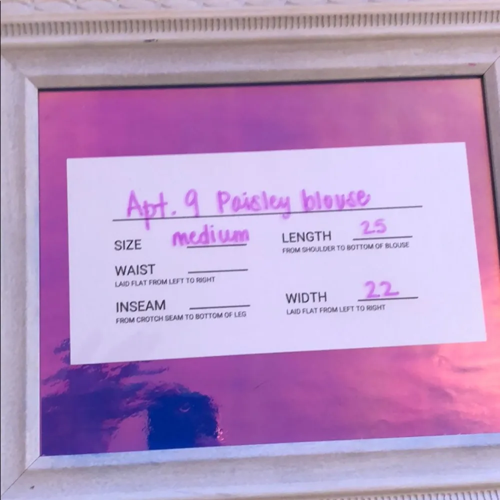 Apt. 9 short sleeve blouse with flutter sleeves - Image 4