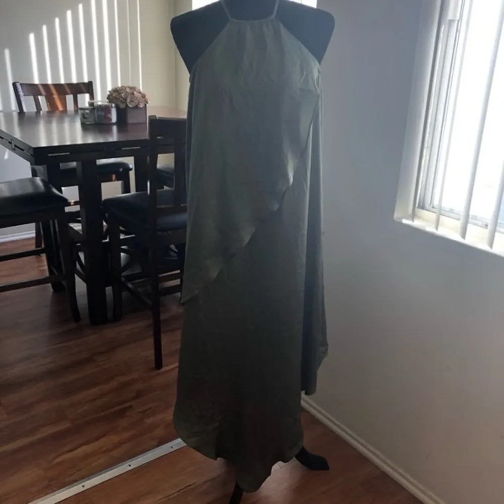 New Bar III Draped Assymetrical Casual Dress sz XL - Image 3