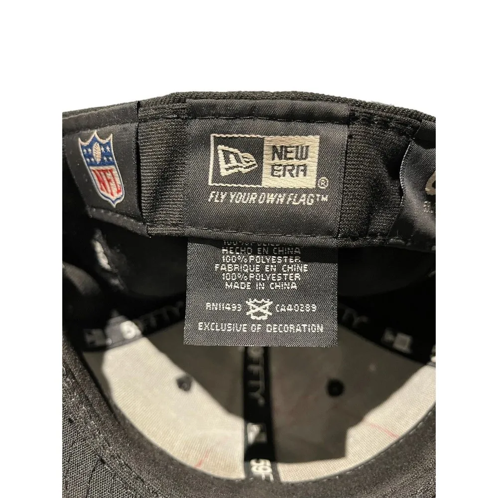 New Era Nfl onfield Pittsburgh Steelers 6 3/4 59.9cm 59fifty cap hat Black - Image 4