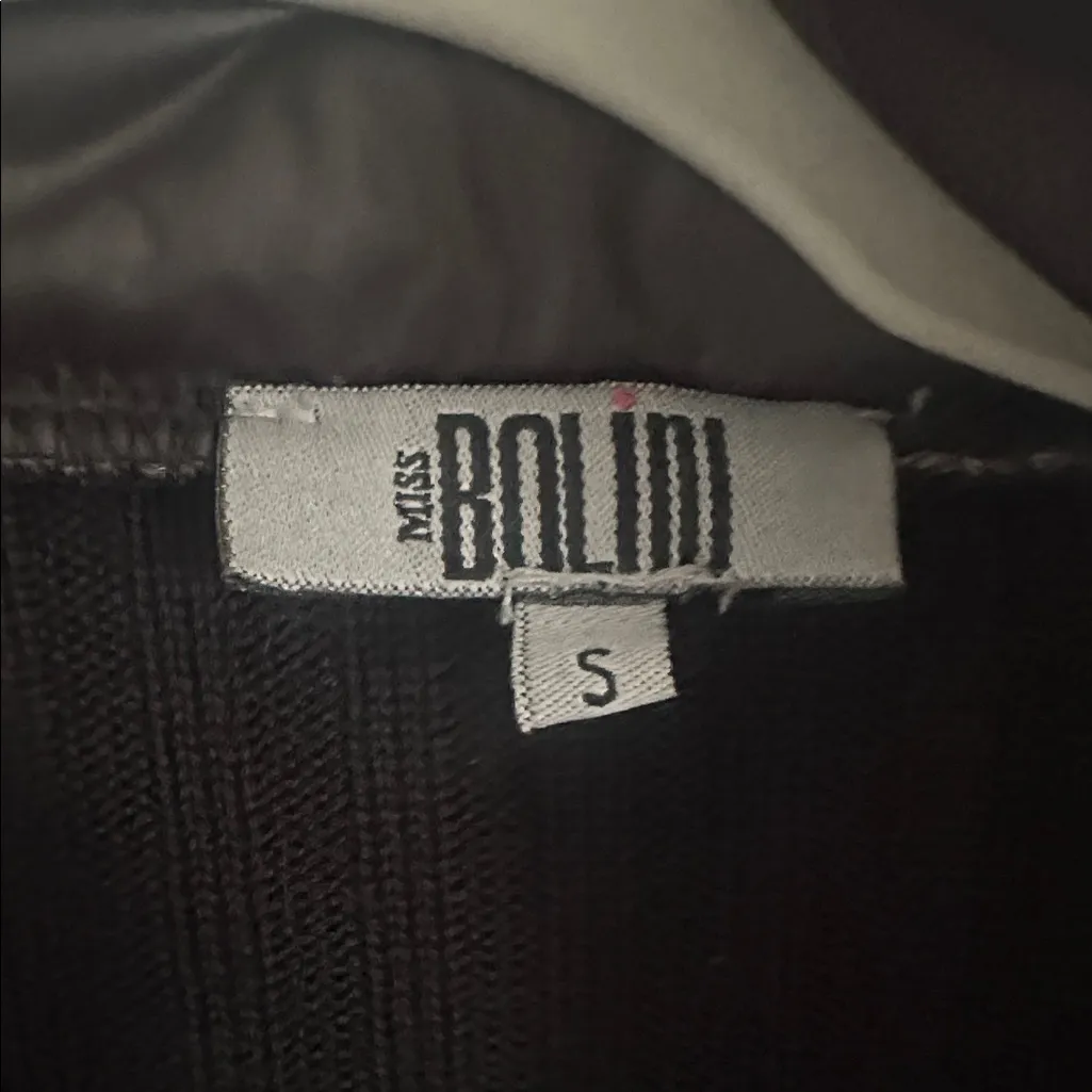 Miss‎ Bolini Wool & Acrylic Mixed Media Jacket Brown - Image 3