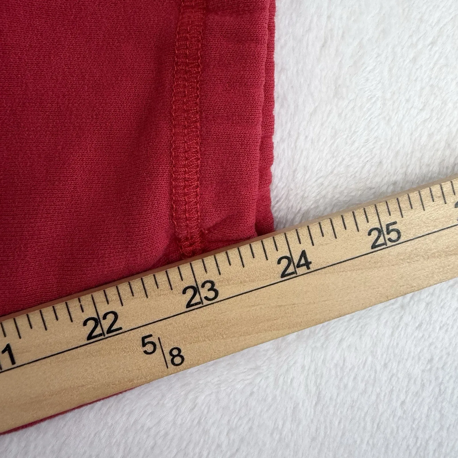 VTG Y2K Abercrombie & Fitch Large Joggers Sweatpants Patch Spellout Low Rise Red - Image 11