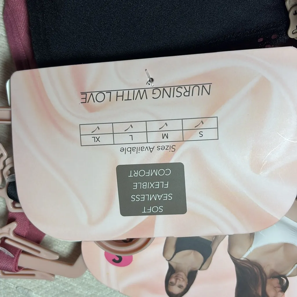 Under Control 4 Nursing Bra Super Soft & Smooth Size S Clip‎ Down Nursing Tan - Image 8