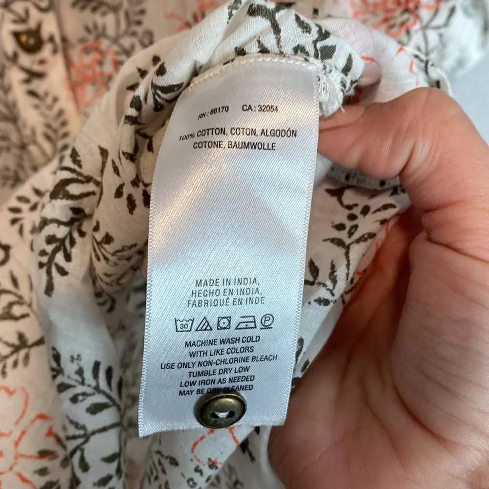 Anthropologie floral embroidered enchanted button down - Image 6