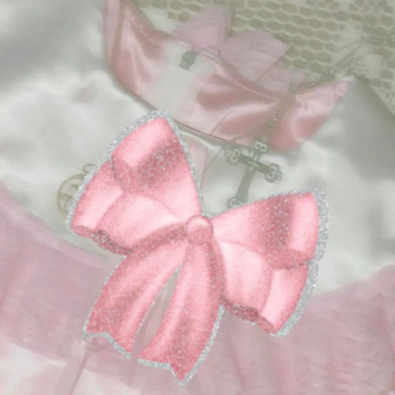 Angel Number 3333 Sacred Cross Trinket Necklace - Image 4