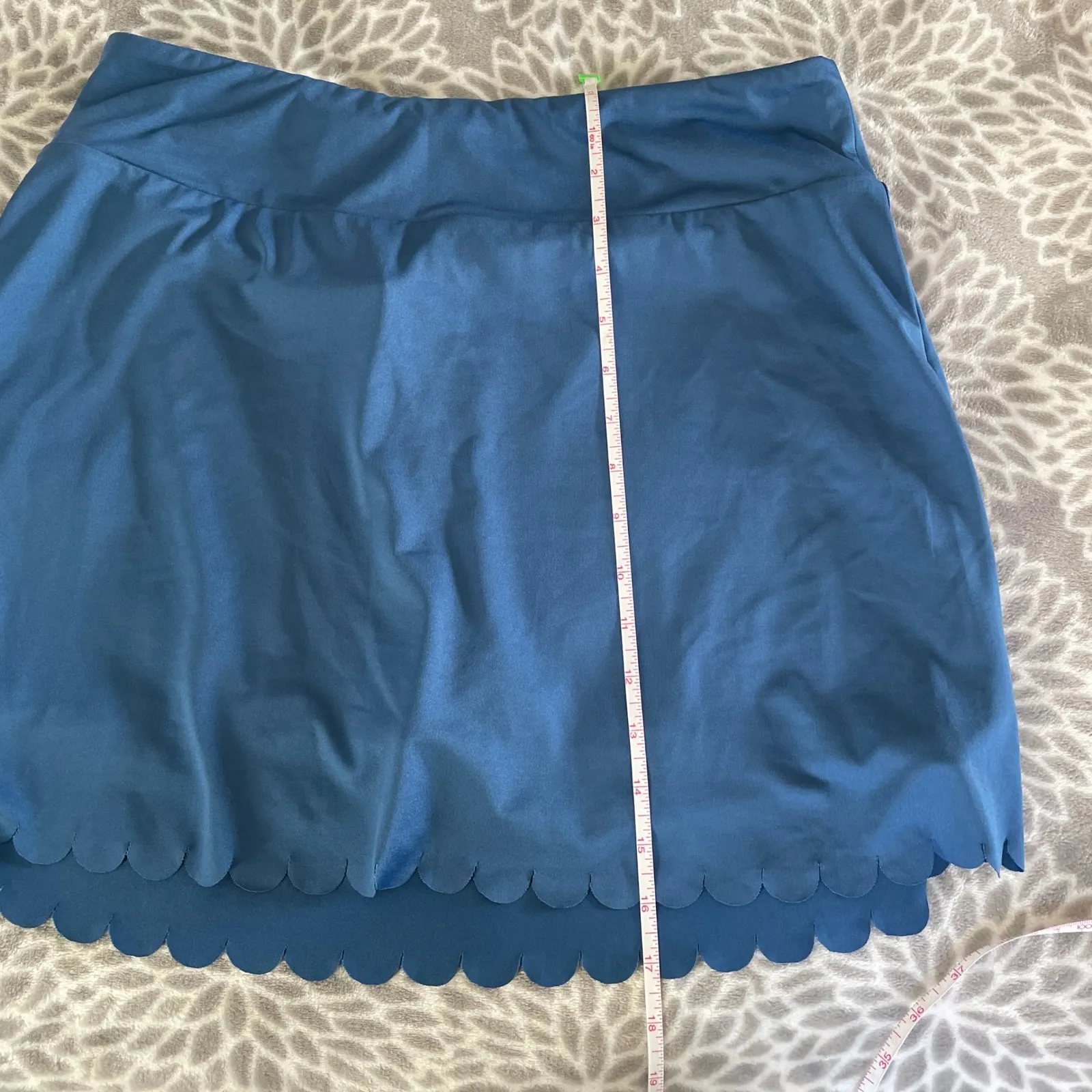 Crown & Ivy Skort Womens Large Blue Skirt Tennis Core Pickleball Active Golf NWT - Image 6