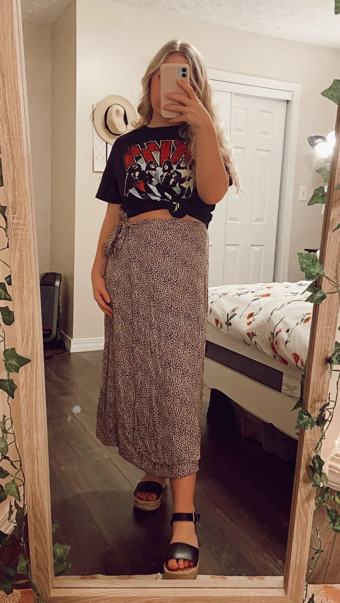 Cheetah Print Skirt Multi Size M - Image 2