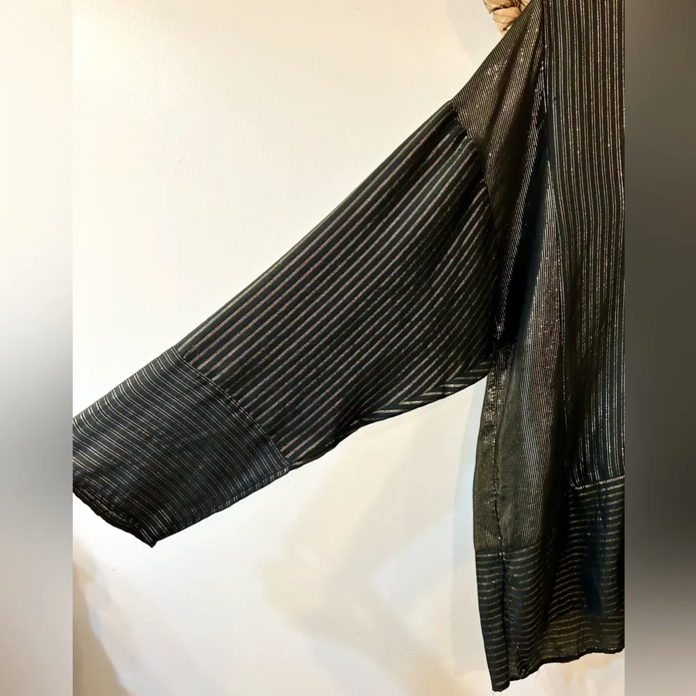 Zara Shiny Patchwork Tunic Size Large - Image 7