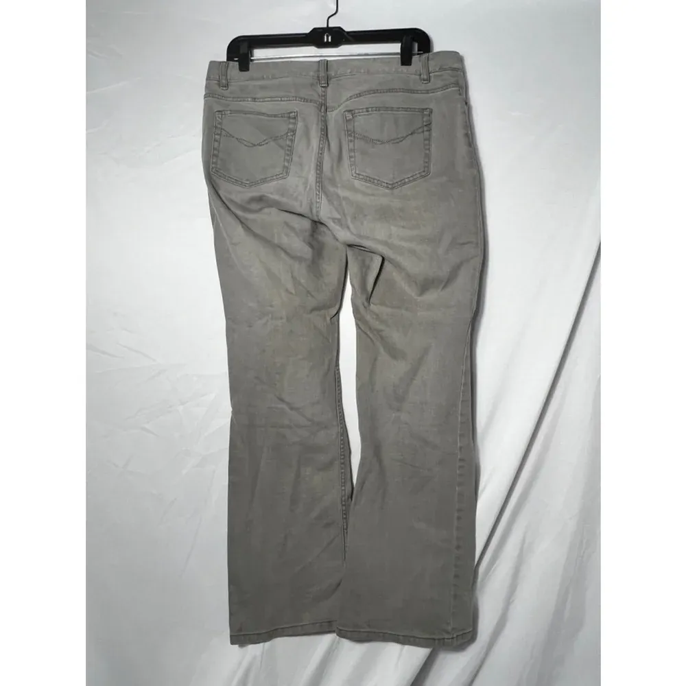 J.Jill‎ Gray Boot Cut Jeans Size 12 Petite - Image 2