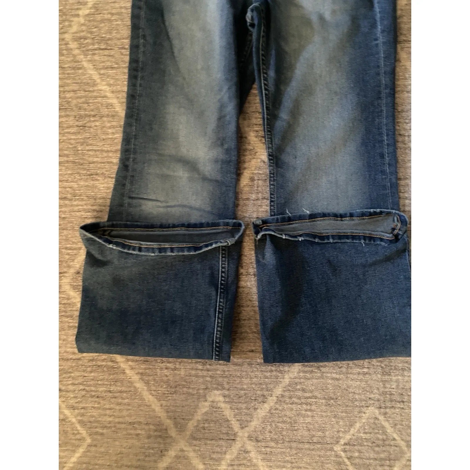 Divided Jeans Women's Sz 8 Medium Blue Wash Low Rise Bootcut VTG Hippy 70s - Image 2