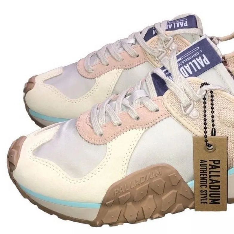 Palladium‎ Troop Runner Ivory Cream/Moonbeam Sneakers Size 6.5 - Image 9