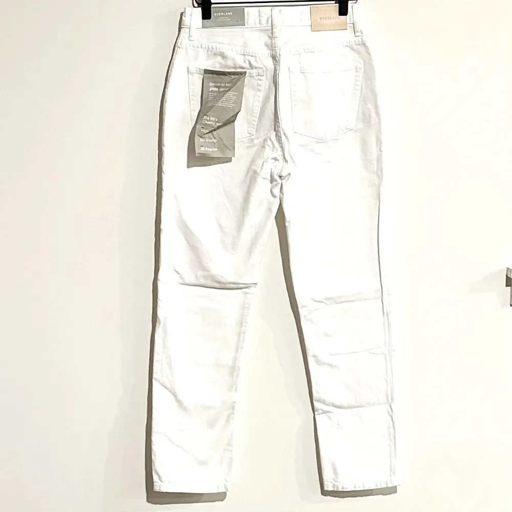 NWT Everlane The 90's Cheeky Straight Jean in Bone - Size 26 - Image 9