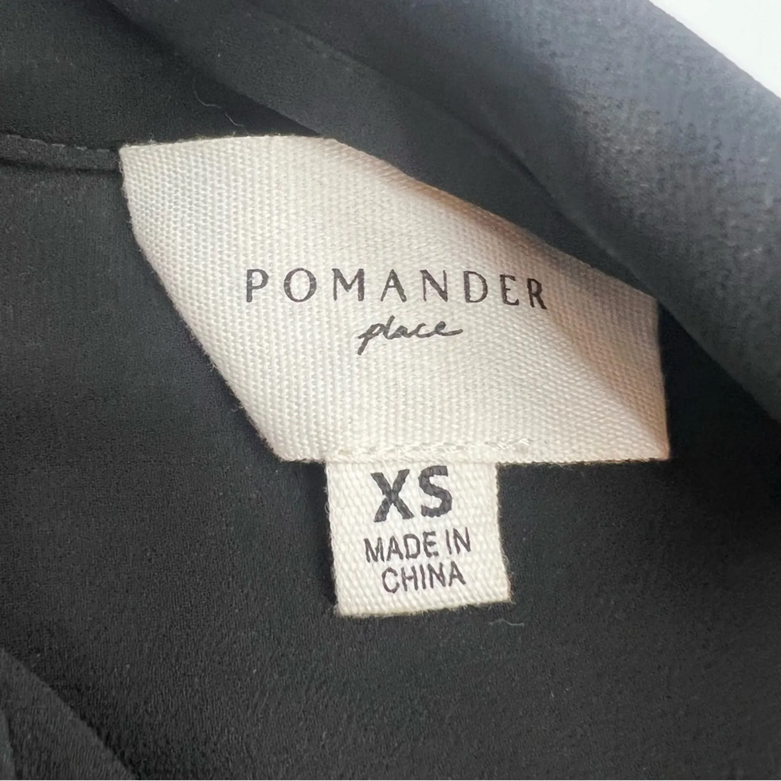 Pomander Place Black Maeve Classic Collared Shirt Maxi Dress Sz XS - Image 9