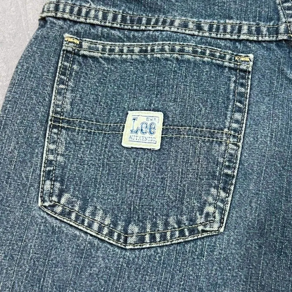 ★ Lee Vintage 90’s Classic Light Wash Relaxed Fit Women’s Blue Denim Jeans ★ - Image 4