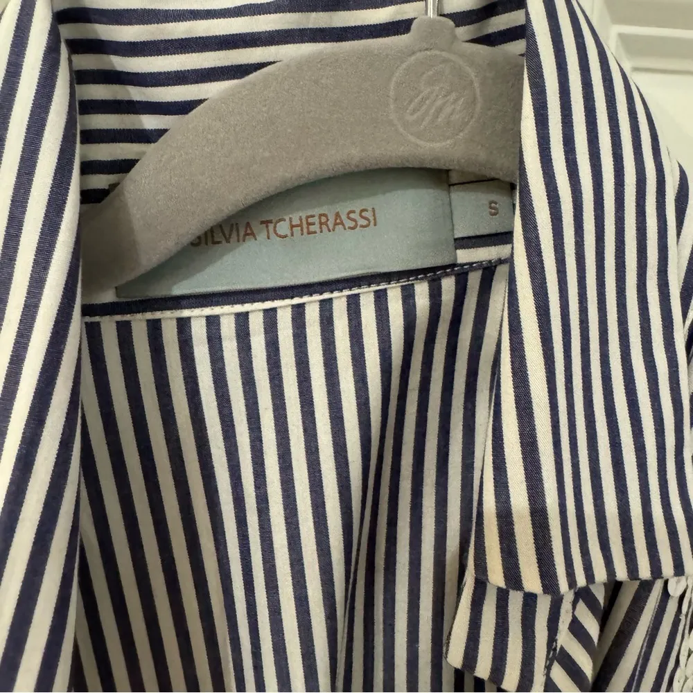 Silvia Tcherassi Blue & White Midi Dress | S - Image 4