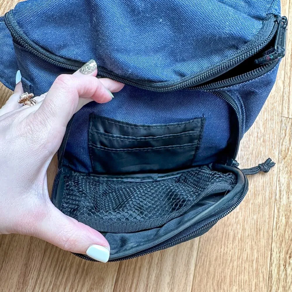 Vintage Eastsport Outdoor Company Fanny Pack 80s 90s Hip Fanny Pack Blue - Image 5