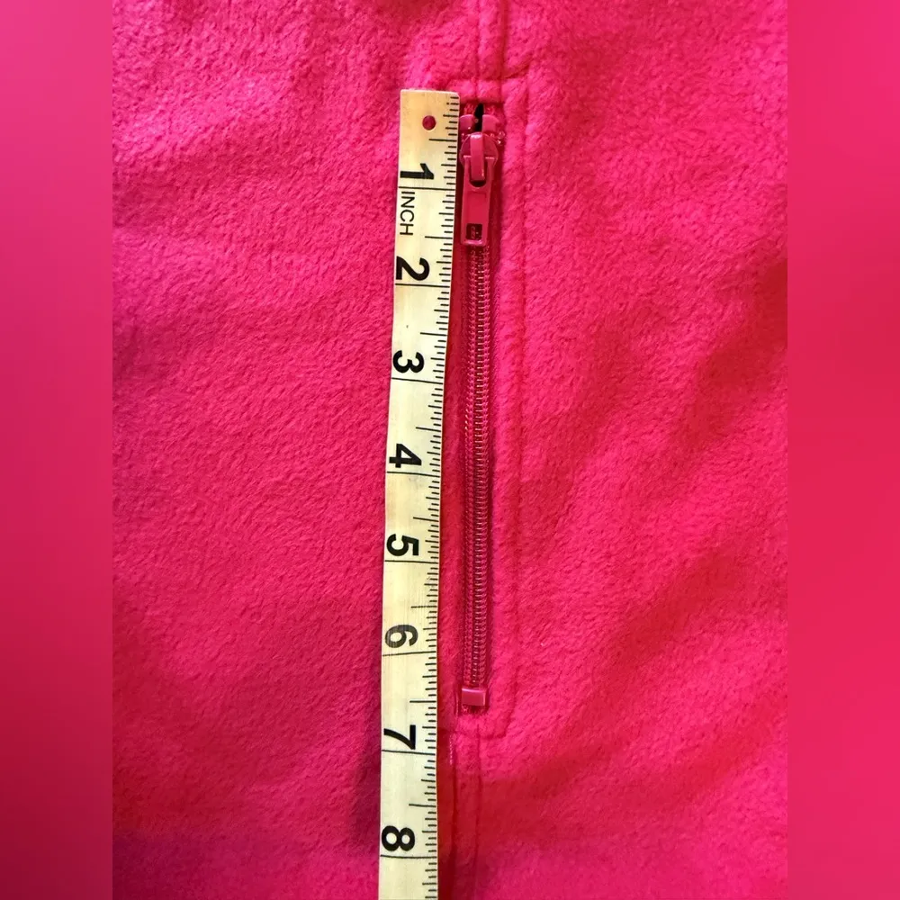 Colorado Clothing Red w/Black Trim Full Zip Fleece Jacket Size Large - Image 12