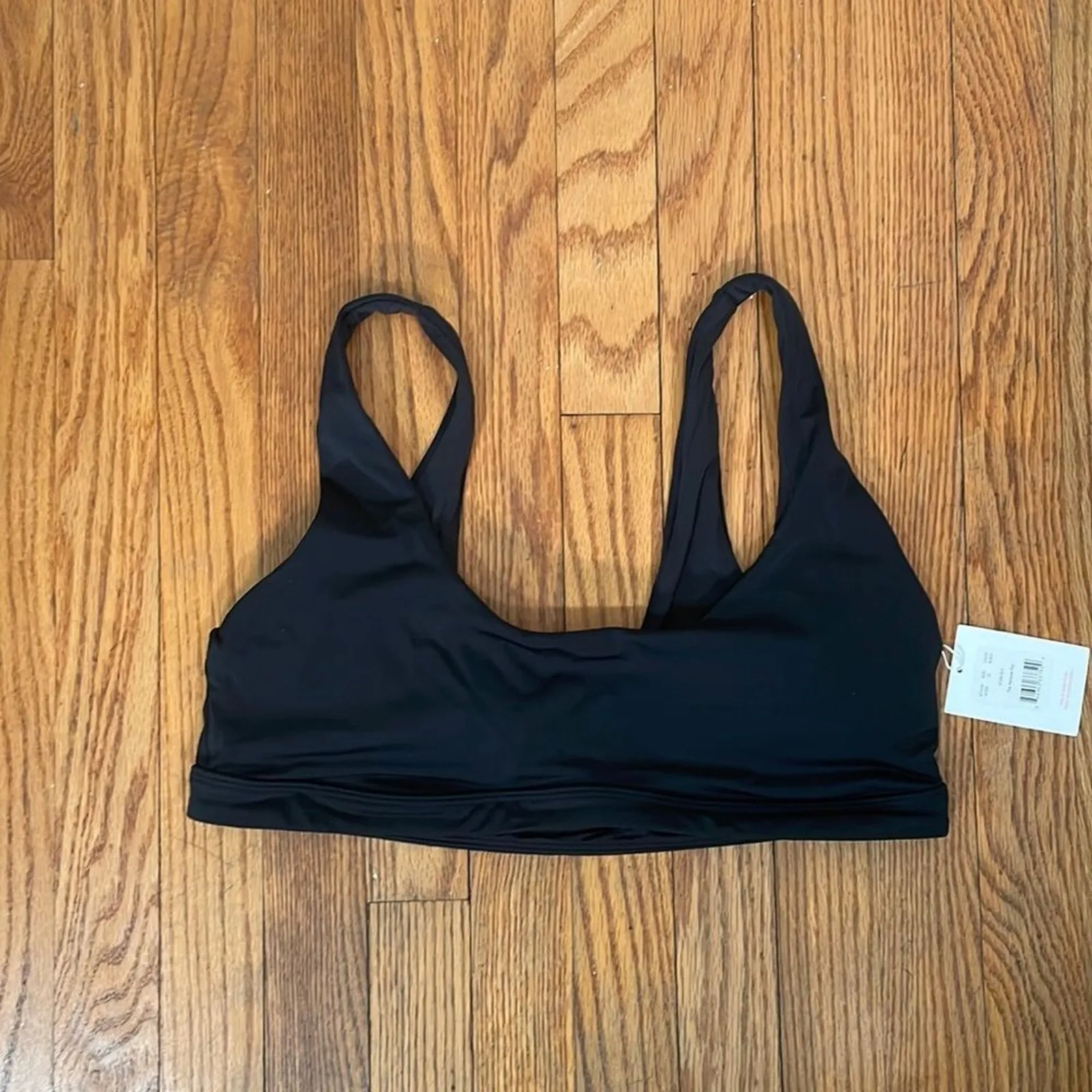 Andie The Ventura Bikini Top Swimsuit Black size XS NWT - Image 3