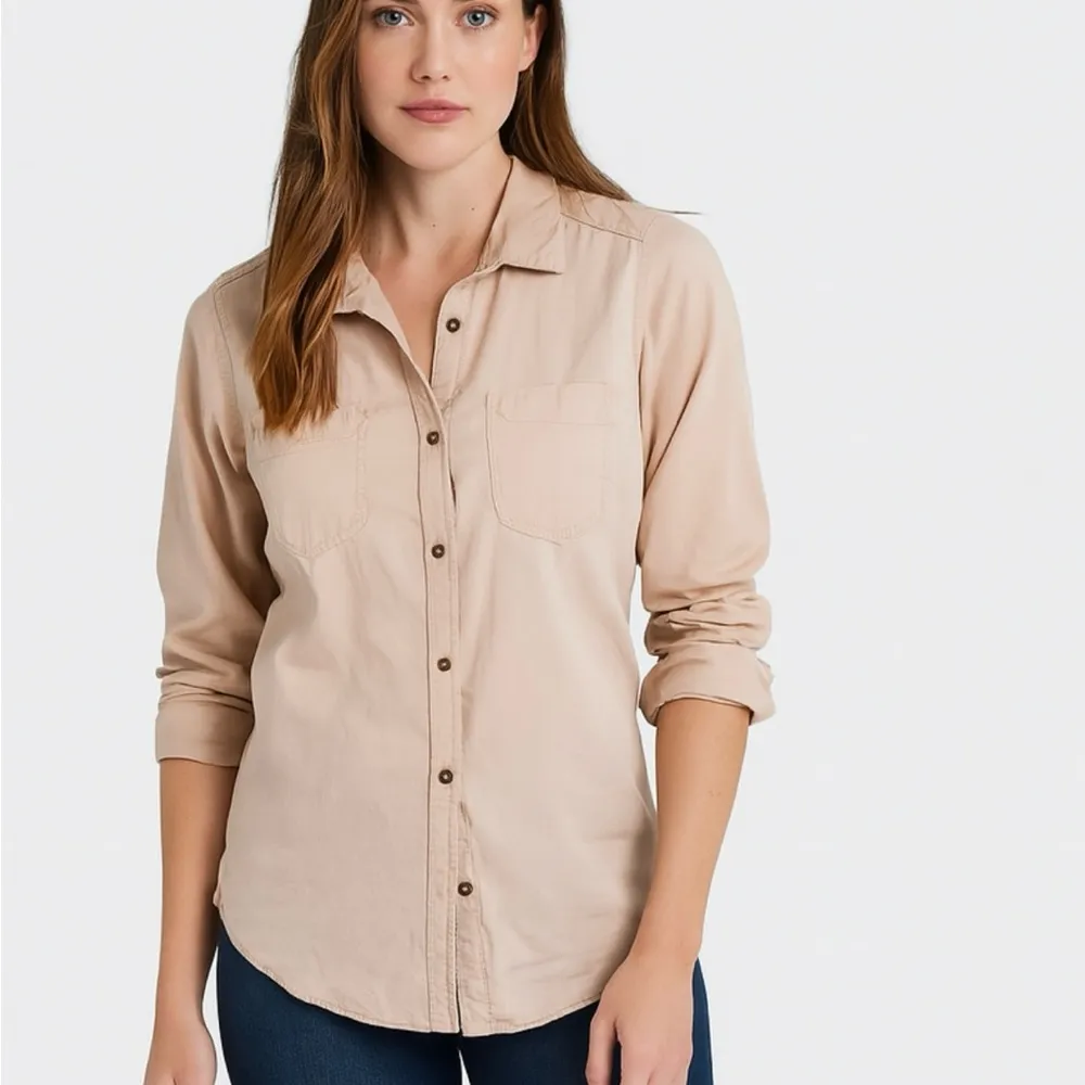 Express Boyfriend Button-Up Bundle 3 Long Sleeve Shirts - Size Small - Image 3