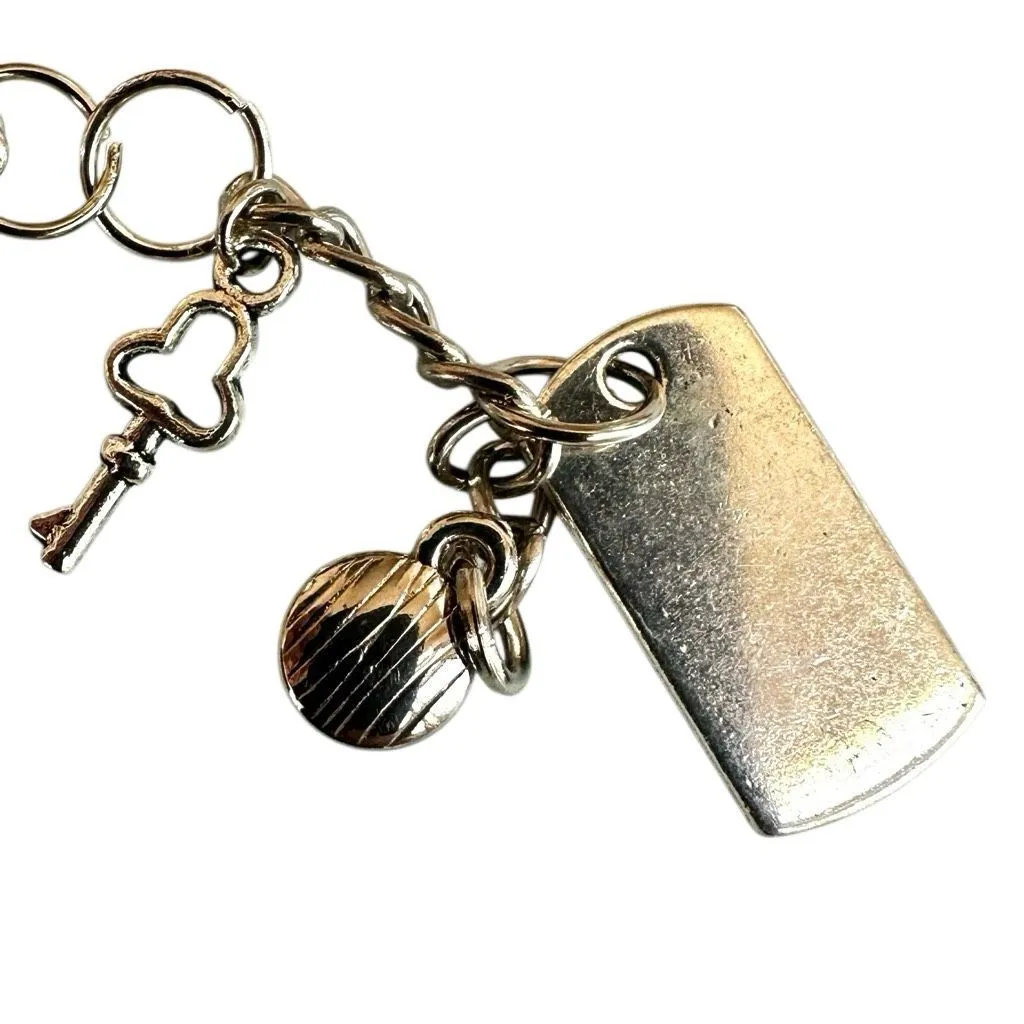 Inspirational Charm Necklace – Silver Tone Rope Chain – “Find Joy in the Journey - Image 6