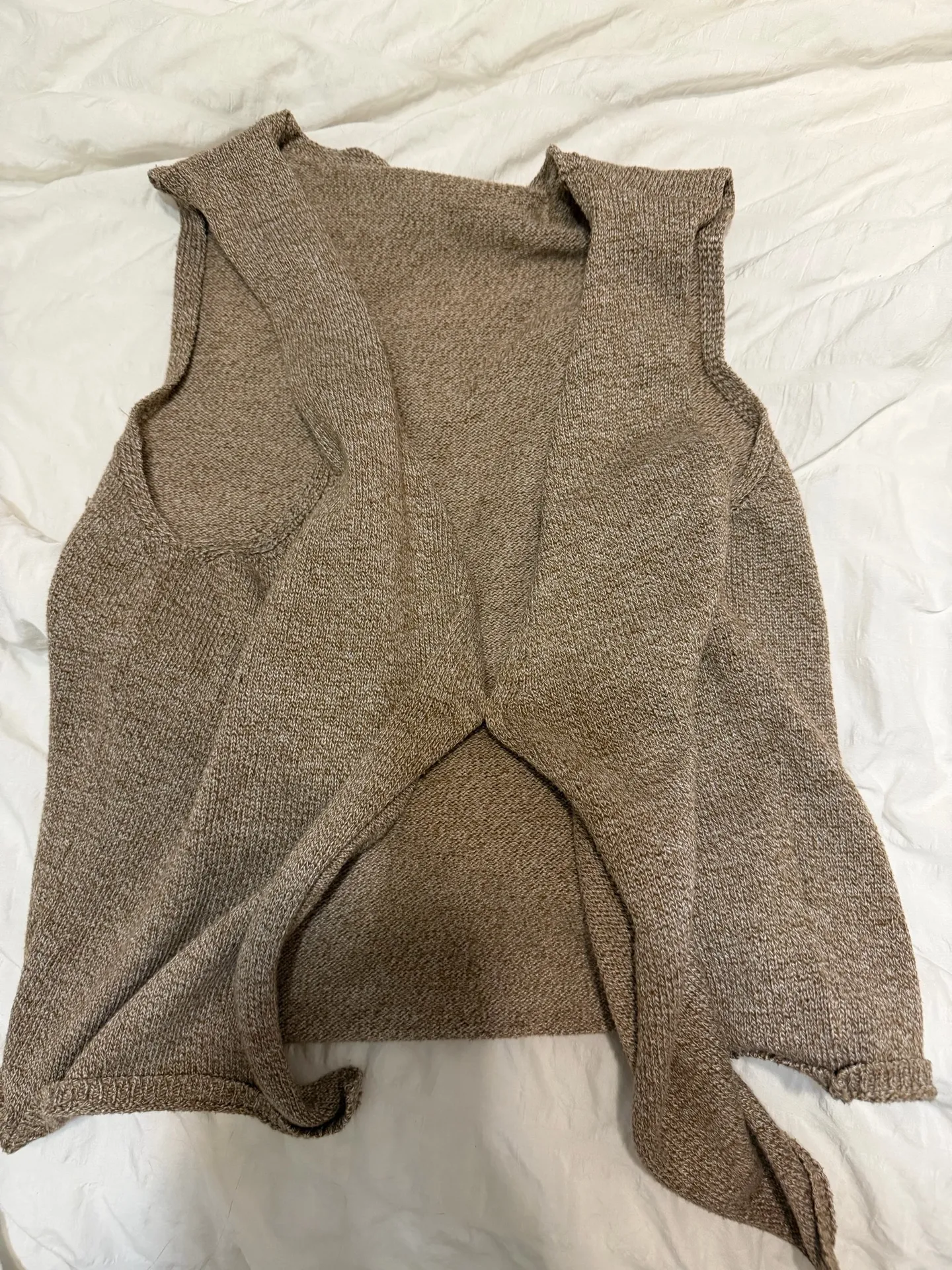 Sweater vest Brown Size M - Image 3