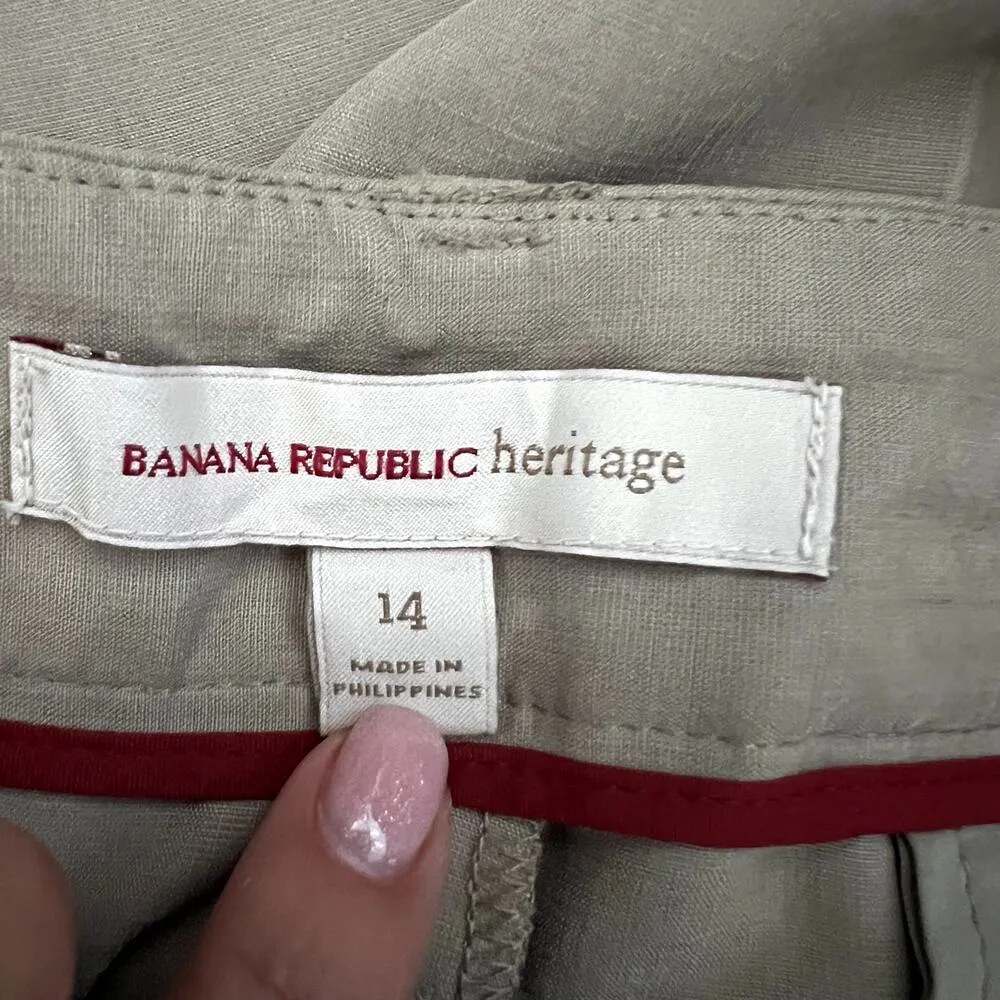 Banana Republic  beige pants size 14 DR - Image 3