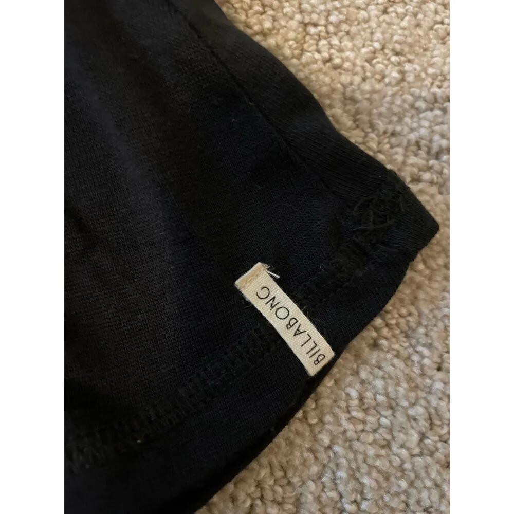 Billabong Black Loose Fit Tank Top Medium - Image 5