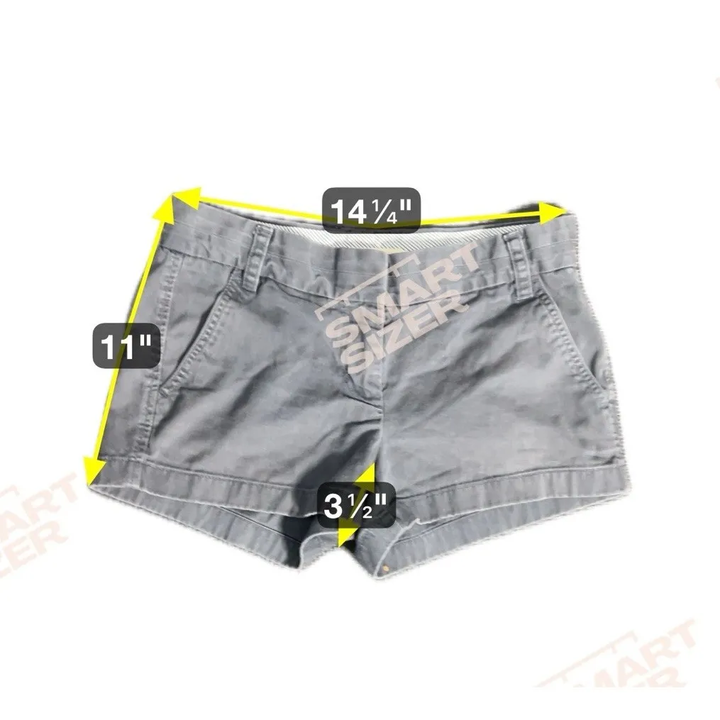 J Crew Broken In Chino Shorts Women's 2 Navy Blue Classic Twill Low Summer Cool‎ - Image 6