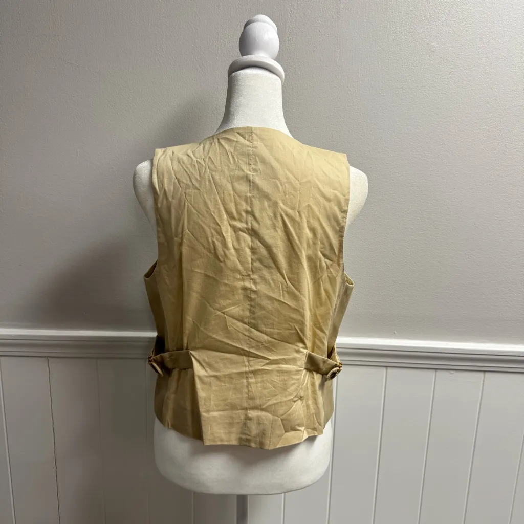 J. Crew Limited-Edition Slim-Fit Vest Lightweight Chino Cotton Blend Beige 6 - Image 15