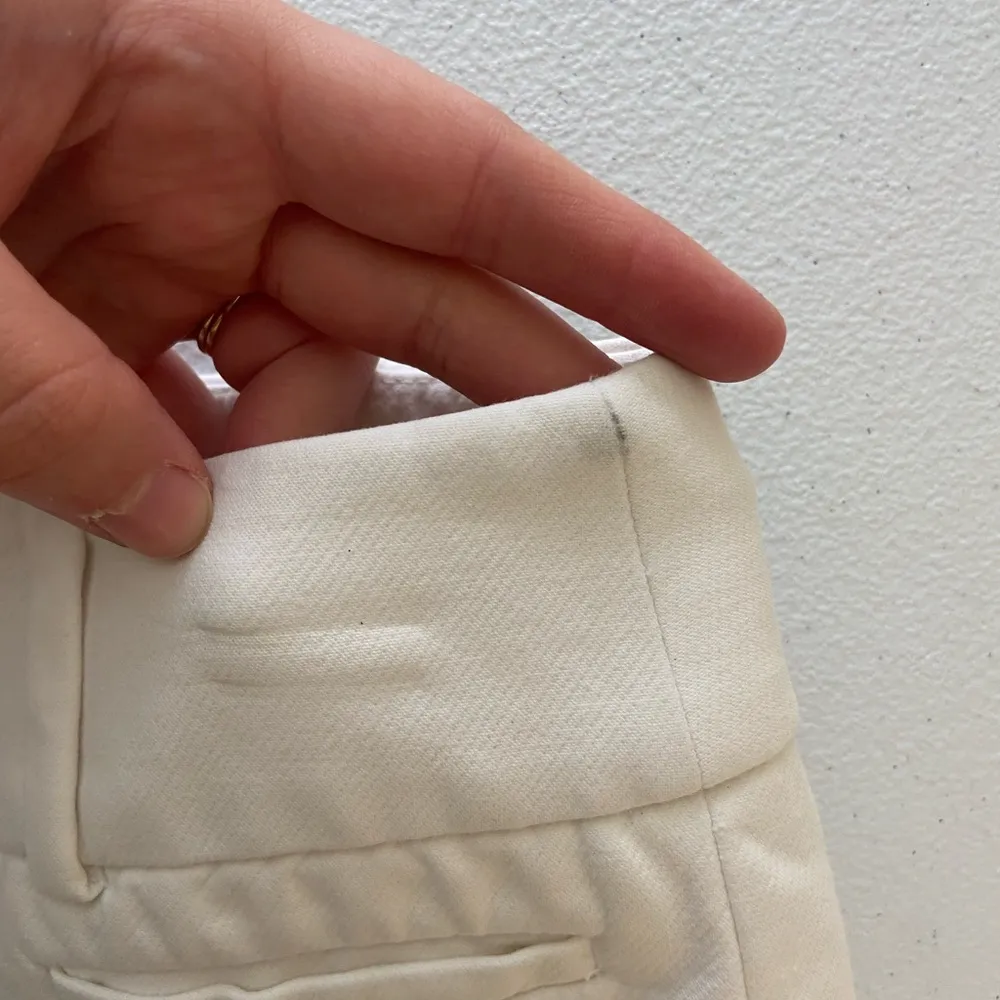 Ann Taylor LOFT women’s solid white Marisa the Riviera pant cropped pants summer - Image 9