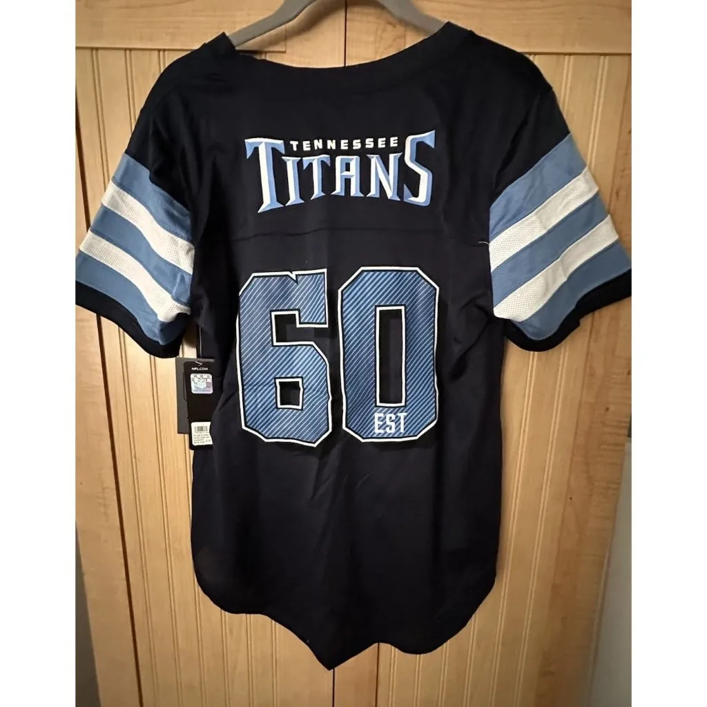 NFL Tennesse Titans Core FoundationWomen’s Top Shirt Trikot Jersey Size Large - Image 6