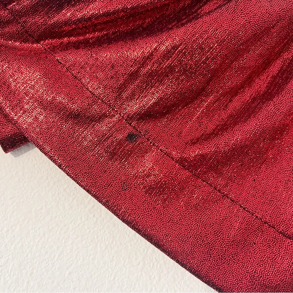 Queen of Sparkles Shiny SWING SHORTS
Red Size XS Red - Image 6