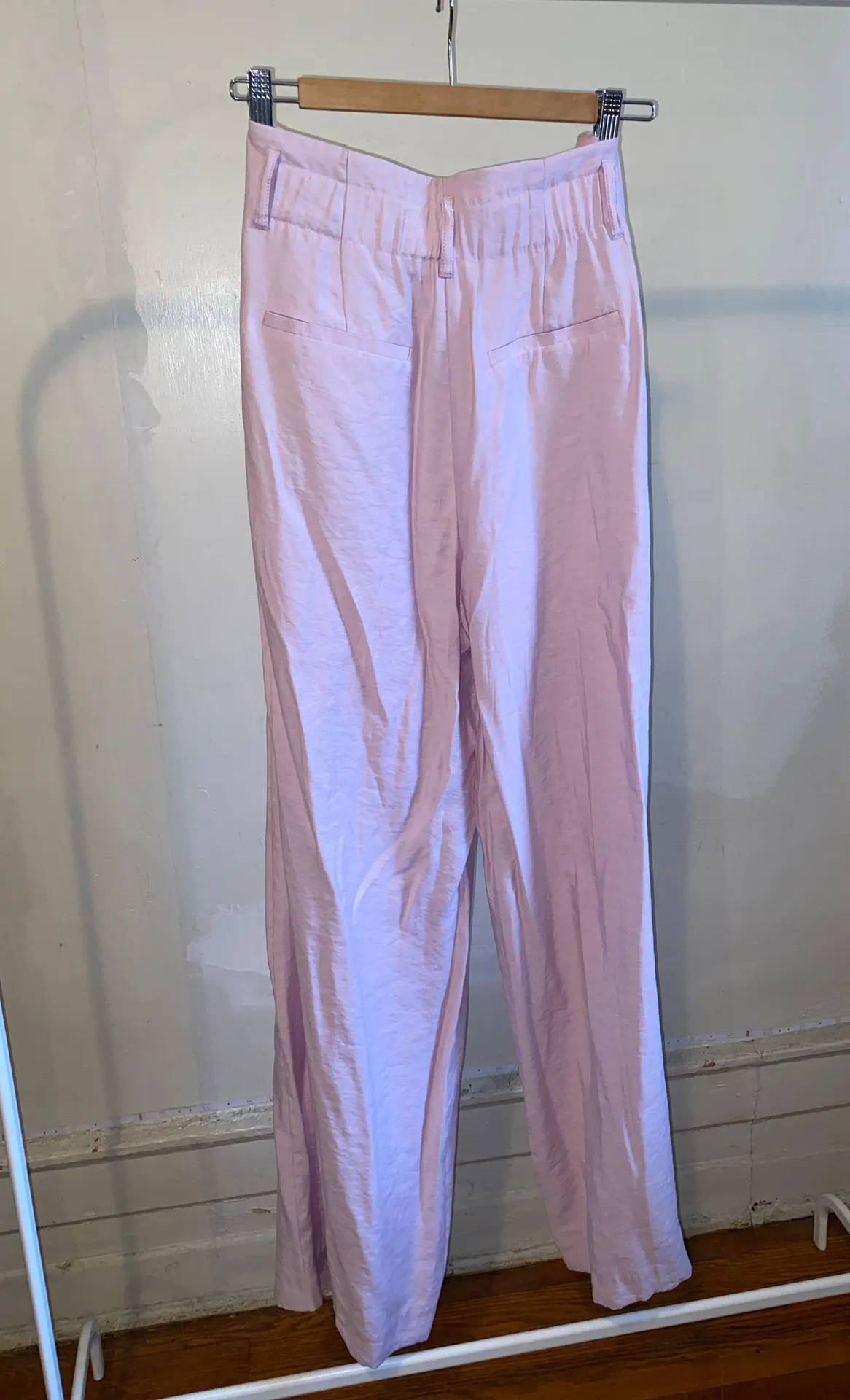 Lavender High Waisted Trousers - Image 2