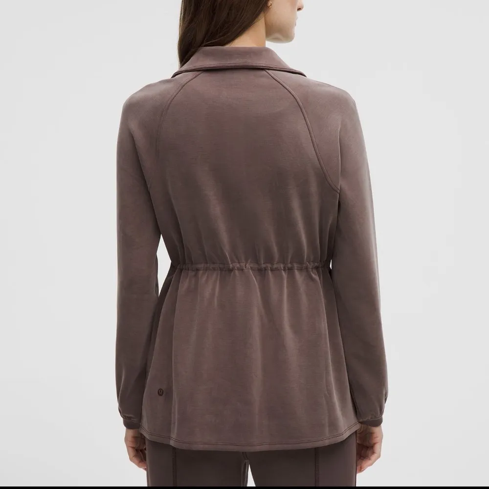 Lululemon NWT SoftStream Cinch Waist Full Zip Expresso - Image 6