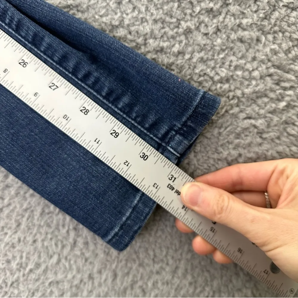 PrAna Kayla Jeans Mid Rise Skinny Organic Cotton Dark Wash Women 's 0/25 x 31 - Image 9