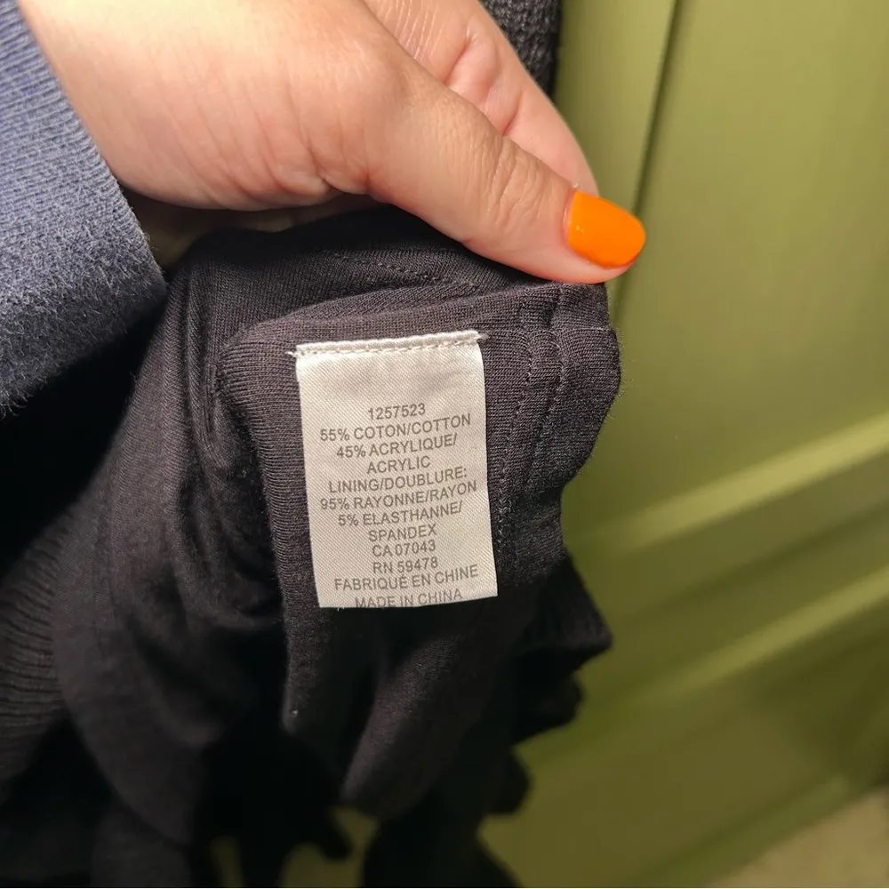 House of Harlow Woven Midi Dress sz xl Black - Image 7