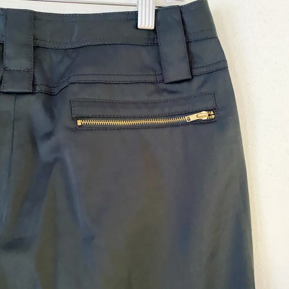 NWT Sharagano Navy Blue Mid Rise Twill Capri Pants Size 6 - Image 4