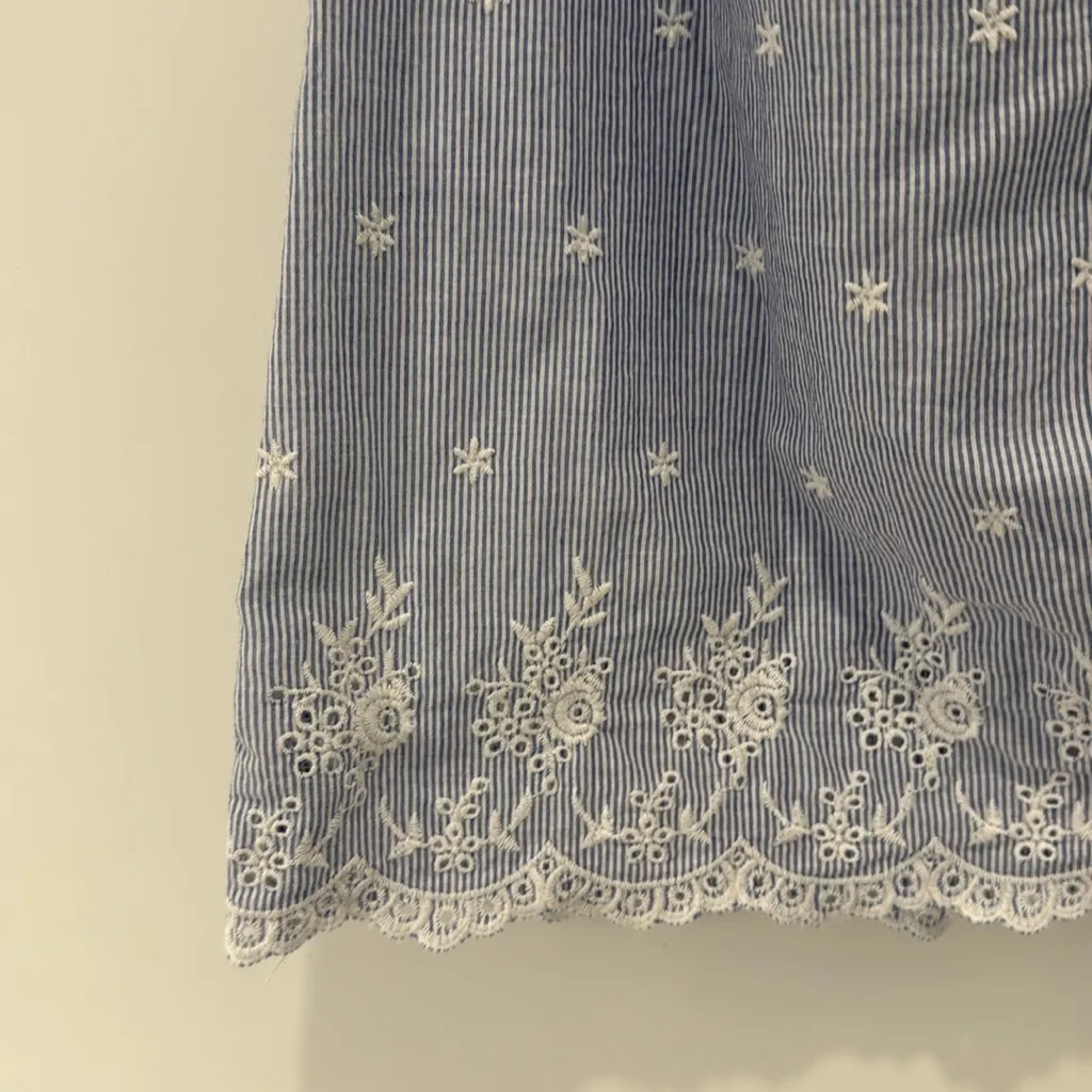 Michael Kors Cream Asymmetrical Ruffled Blouse - Image 3